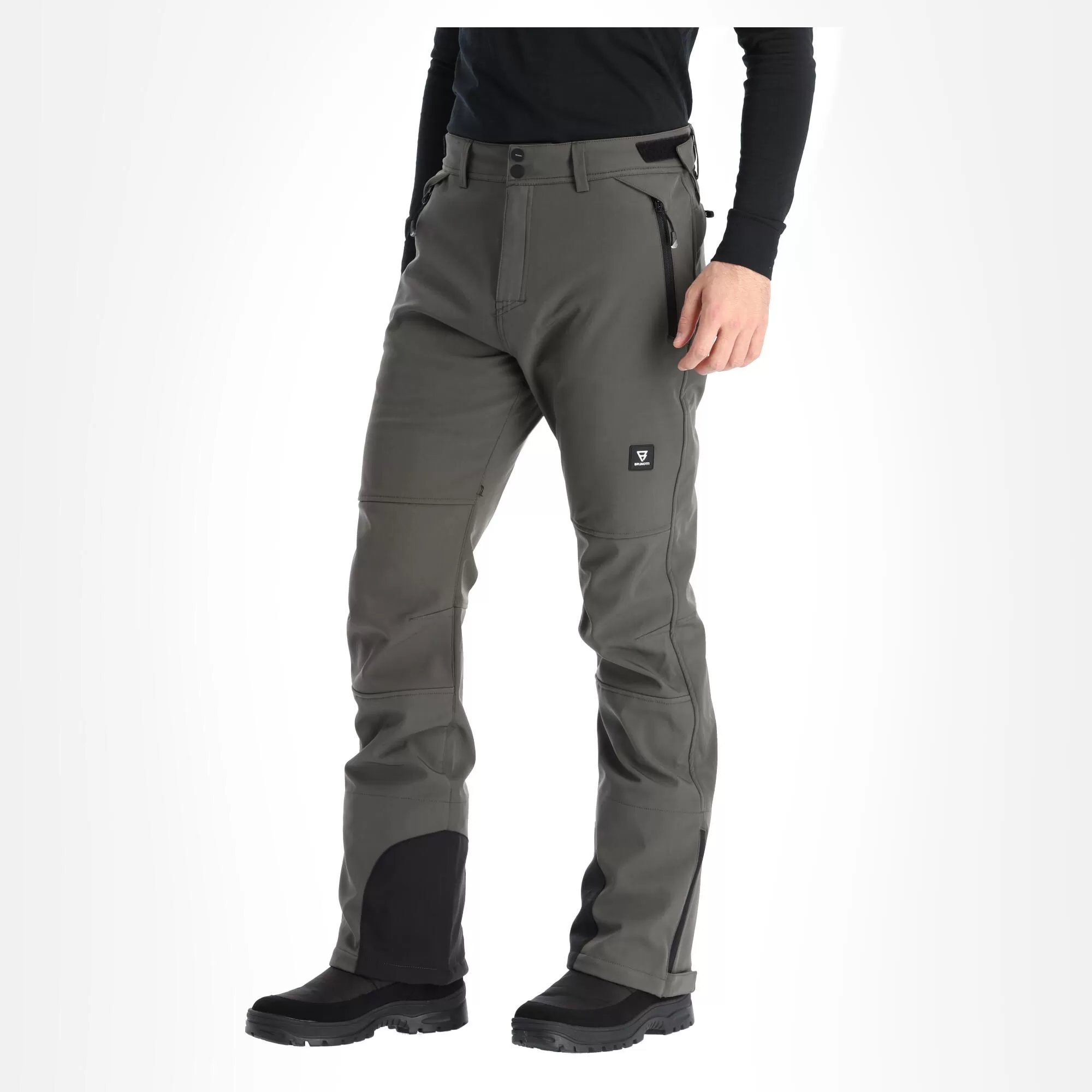 Brunotti, Huygens-N Softshell Ski Pants Men Pine Green 4 Brunotti, Huygens-N Softshell Ski Pants Men Pine Green - Image 2