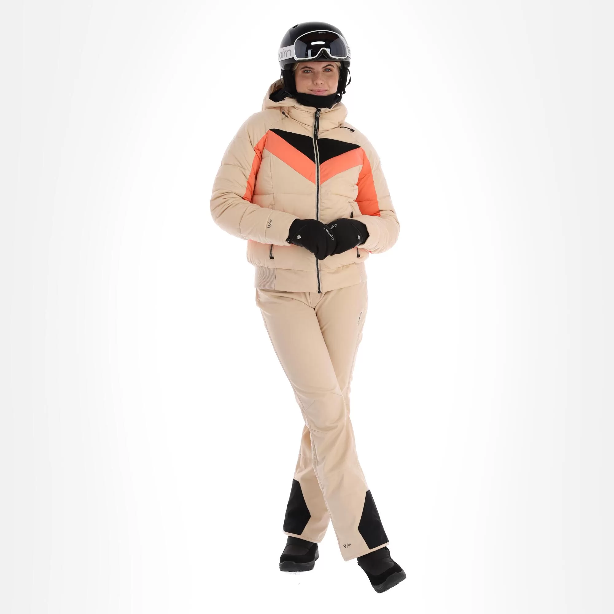 Brunotti, Snowbird Ski Jacket Women Canvas Beige 3 Brunotti, Snowbird Ski Jacket Women Canvas Beige