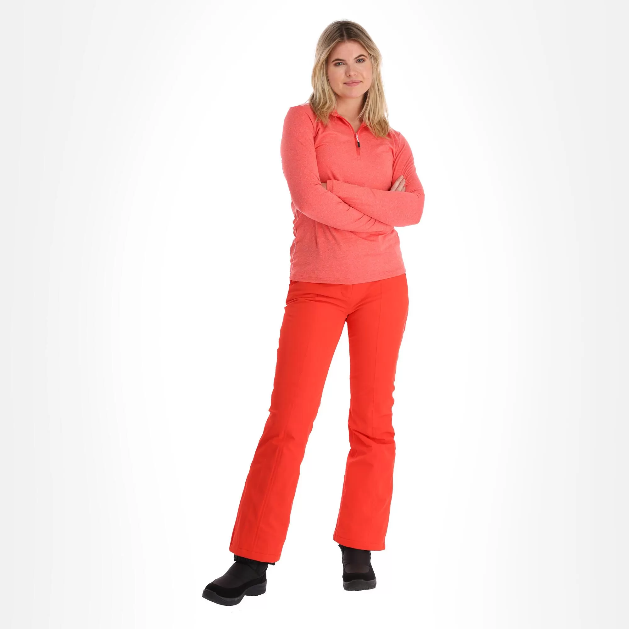 CMP, 30L1076 Pullover Women Grenadine Melange Red 3 CMP, 30L1076 Pullover Women Grenadine Melange Red