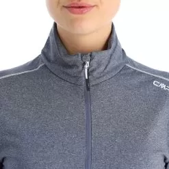 CMP, 30L1076 Pullover Women Melange Blue -Ski Online Store cmp 30l1076 ga ski pully dames melange blauw 22cmpxx101v4 BI 05