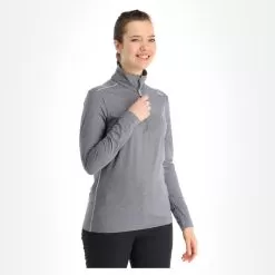 CMP, 30L1076 Pullover Women Titanio Melange Grey -Ski Online Store cmp 30l1076 ga ski pully dames titanio melange grijs 22cmpxx101v3 BI 04