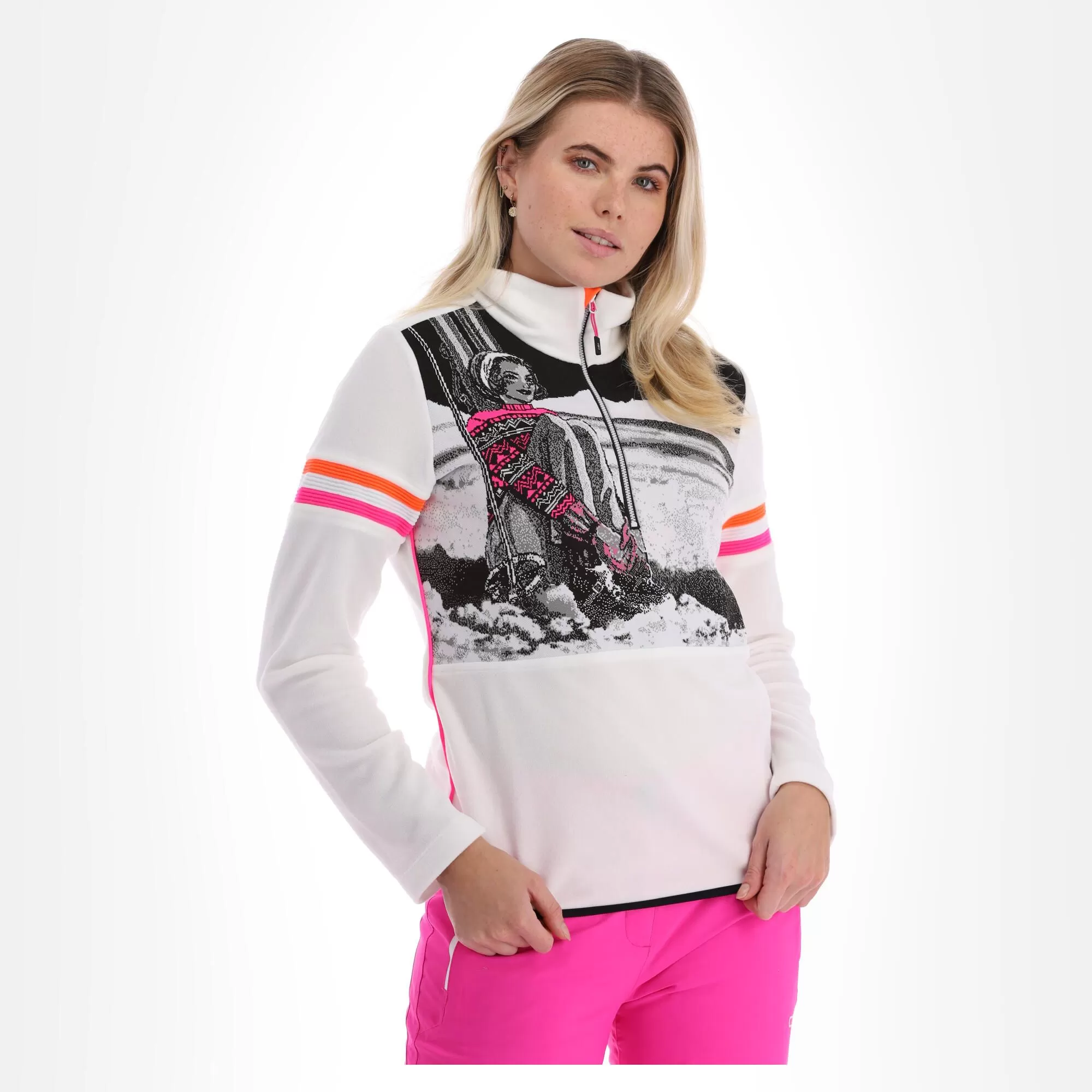 CMP, 31J1126 Pullover Women White 4 CMP, 31J1126 Pullover Women White - Image 2