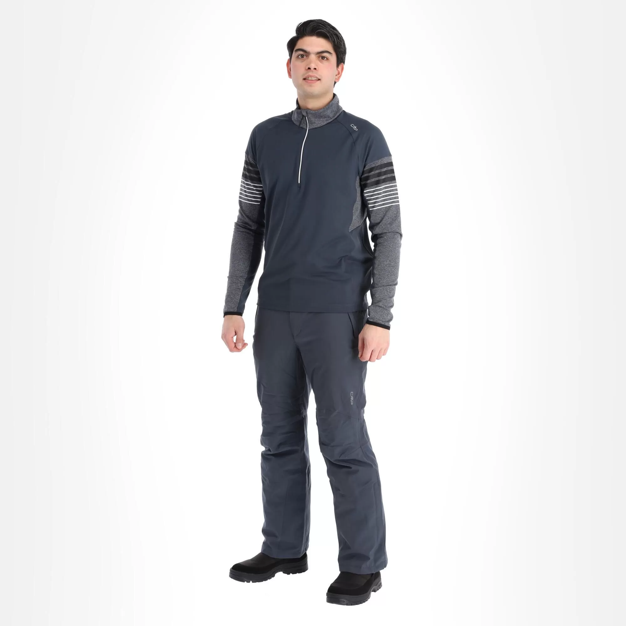 CMP, 31L0457 Pullover Men Titanio Grey 3 CMP, 31L0457 Pullover Men Titanio Grey