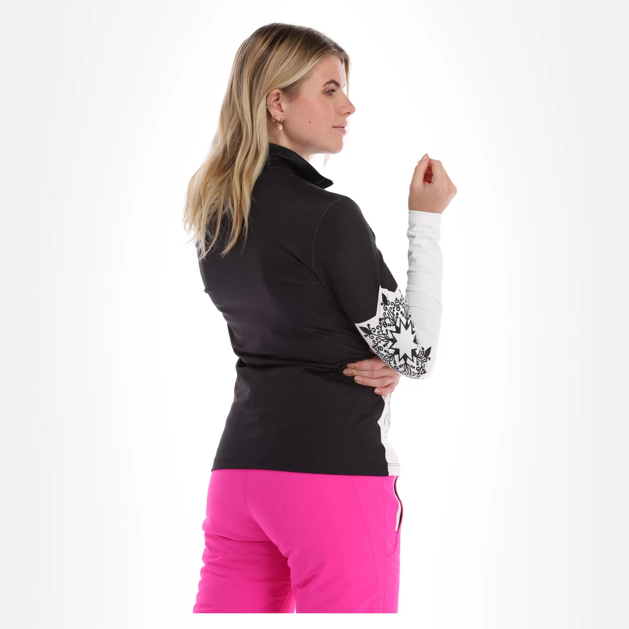 CMP, 31L0826 Pullover Women Black, White 5 CMP, 31L0826 Pullover Women Black, White - Image 3