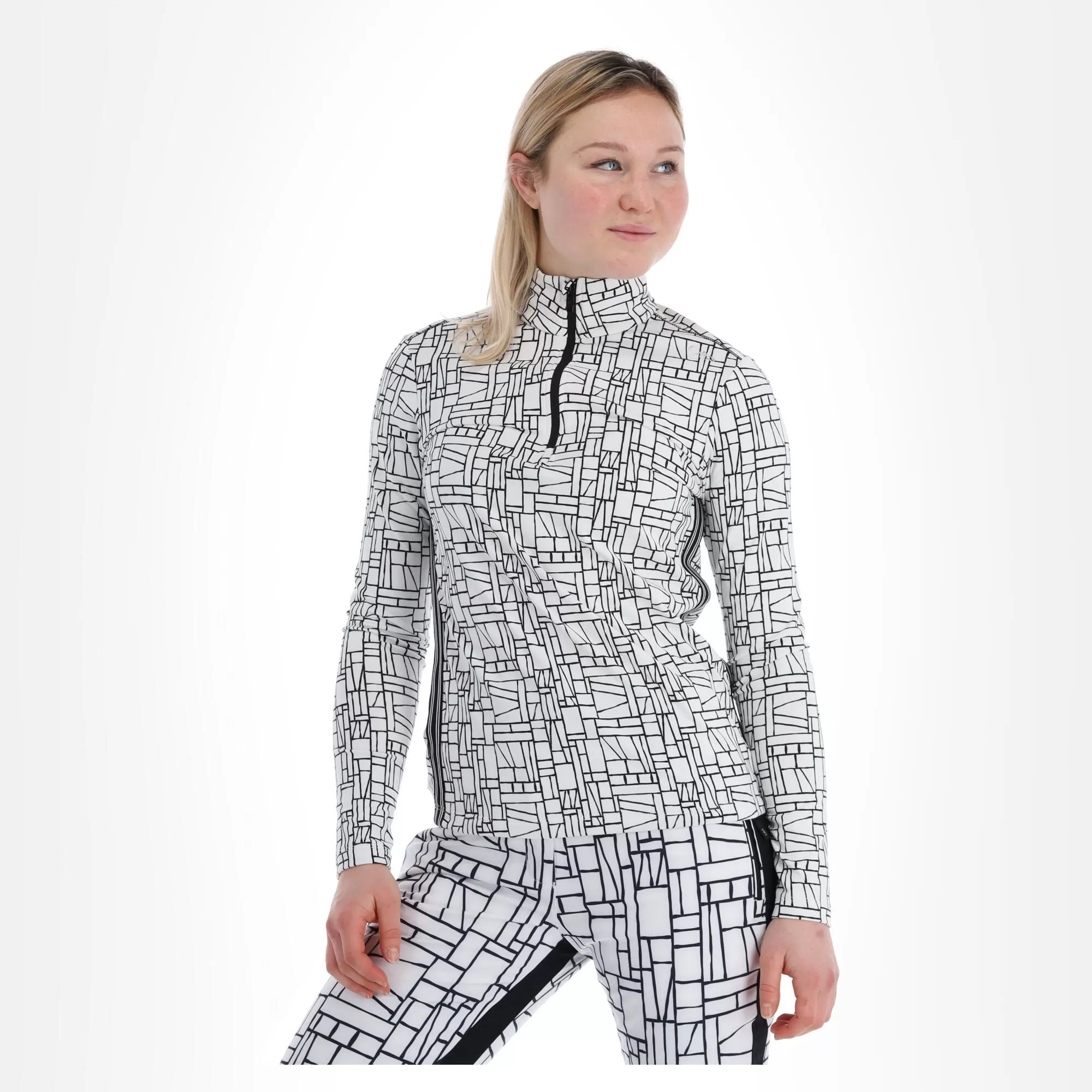 CMP, 31L1016 Pullover Women Black, White 6 CMP, 31L1016 Pullover Women Black, White - Image 4