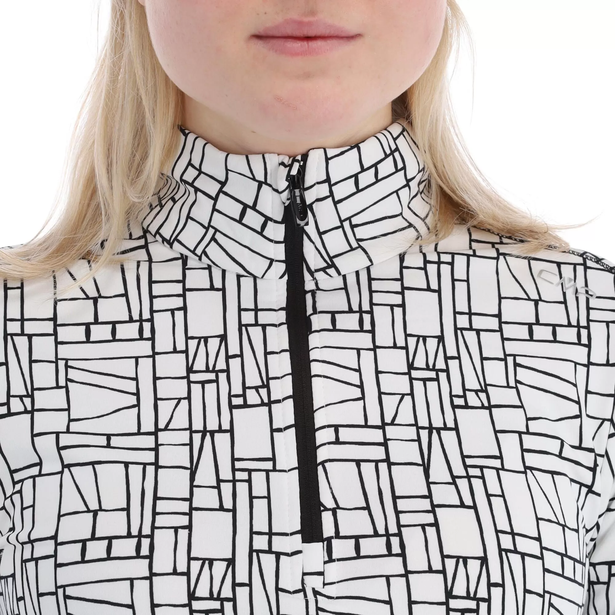 CMP, 31L1016 Pullover Women Black, White 7 CMP, 31L1016 Pullover Women Black, White - Image 5