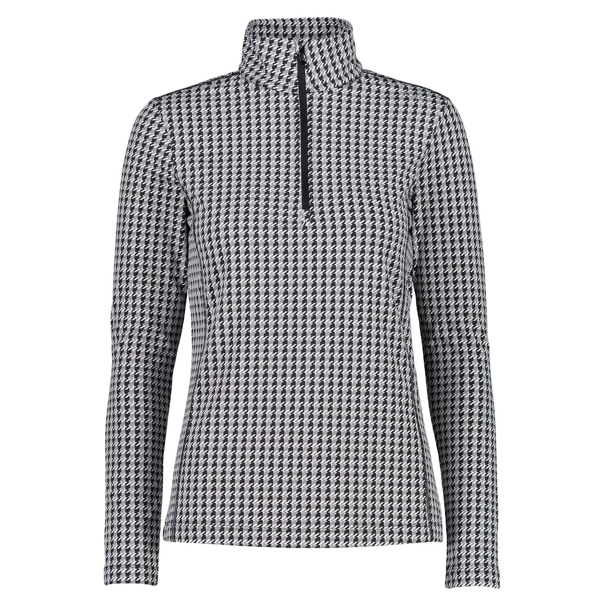 CMP, 31L1026 Pullover Women Black, White 3 CMP, 31L1026 Pullover Women Black, White