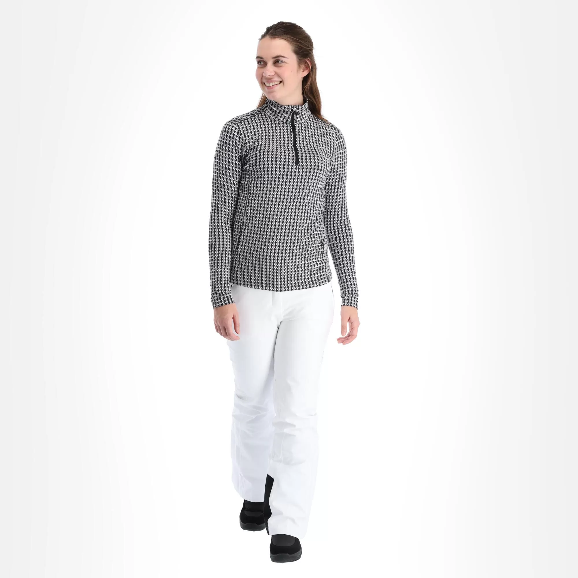 CMP, 31L1026 Pullover Women Black, White 4 CMP, 31L1026 Pullover Women Black, White - Image 2