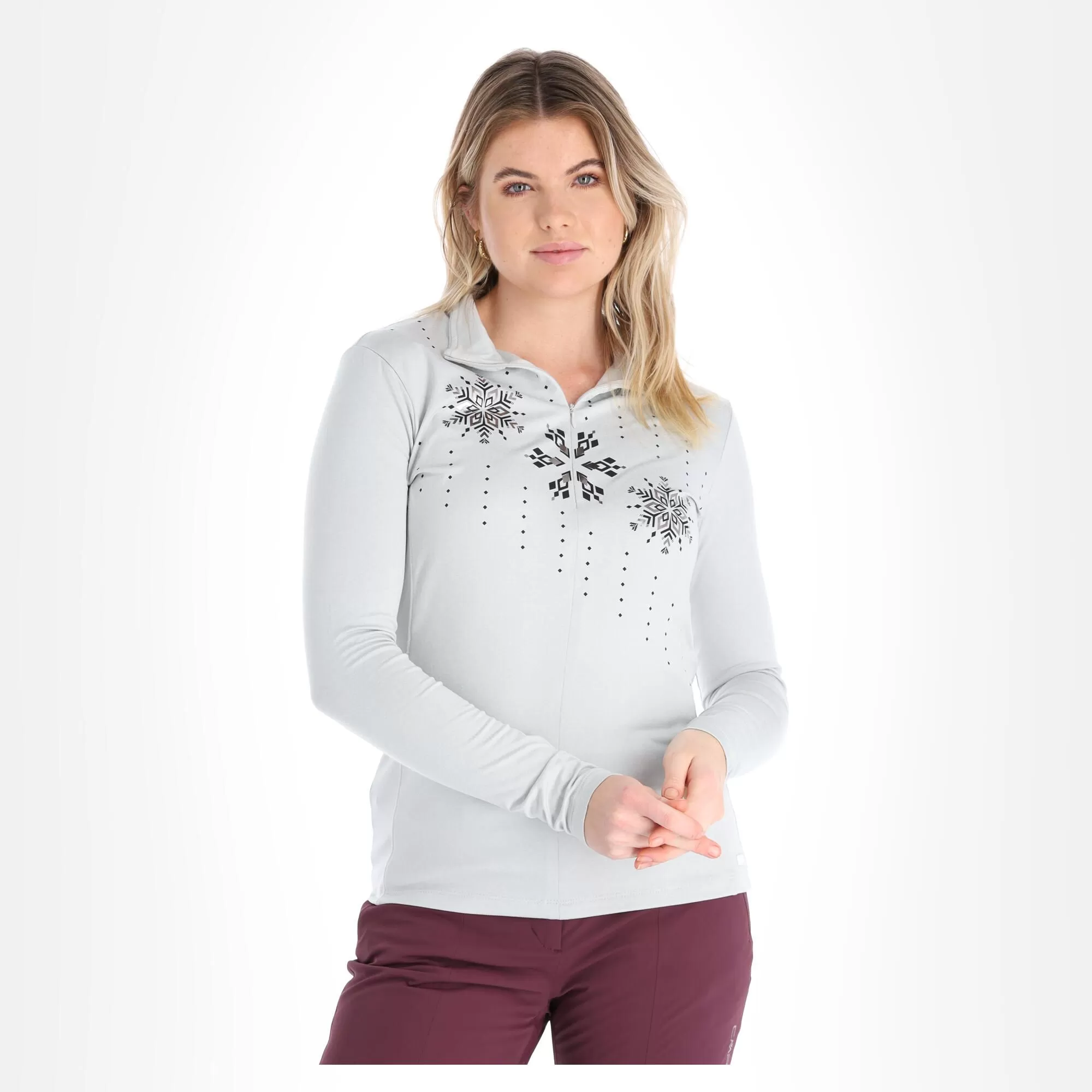 CMP, 31L1056 Jacket Women Ice Melange White 6 CMP, 31L1056 Jacket Women Ice Melange White - Image 4