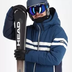 CMP, 31W0137 Ski Jacket Men Marine Blue -Ski Online Store cmp 31w0137 aa jas gevoerd heren marine blauw 22cmpxx123v4 BI 05