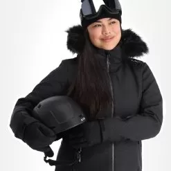 CMP, 31W0196F Ski Jacket Women Black -Ski Online Store cmp 31w0196f aa jas gevoerd dames zwart 22cmpxx124v4 BI 05