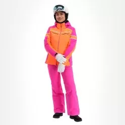 CMP, 31W0216 Ski Jacket Women Flamingo Fluo Orange