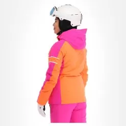 CMP, 31W0216 Ski Jacket Women Flamingo Fluo Orange -Ski Online Store cmp 31w0216 aa jas gevoerd dames flamingo fluo oranje 22cmpxx125v5 BI 03