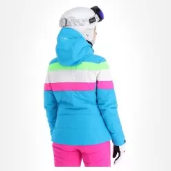 CMP, 31W0246 Ski Jacket Women Turquioise Blue -Ski Online Store cmp 31w0246 aa jas gevoerd dames turquioise blauw 22cmpxx127v2 BI 03