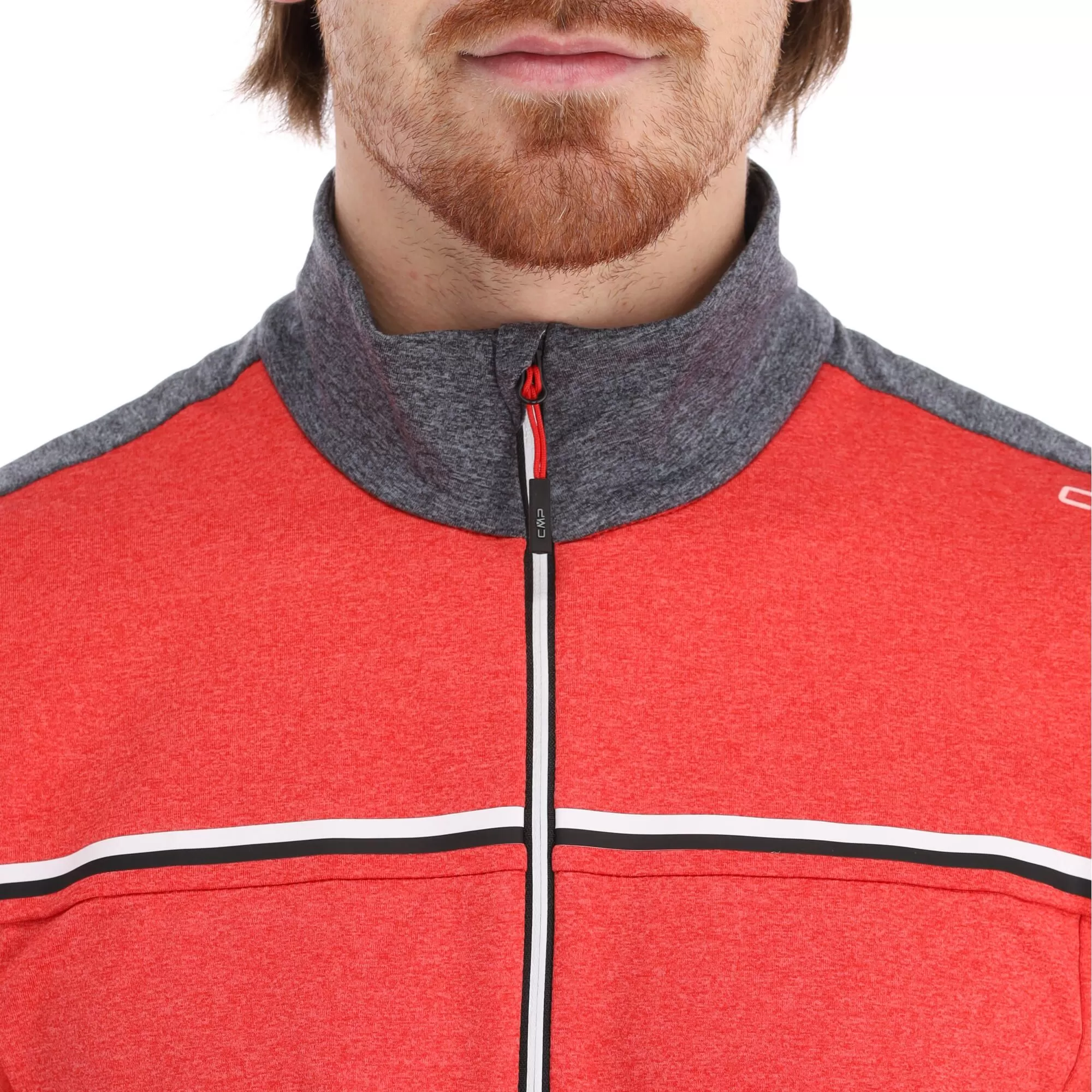 CMP, 32L0197 Pullover Men Ferrari Melange Red 7 CMP, 32L0197 Pullover Men Ferrari Melange Red - Image 5