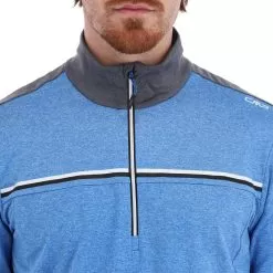 CMP, 32L0197 Pullover Men Melange Royal Blue -Ski Online Store cmp 32l0197 ga ski pully heren melange royal blauw 22cmpxx135v1 BI 05