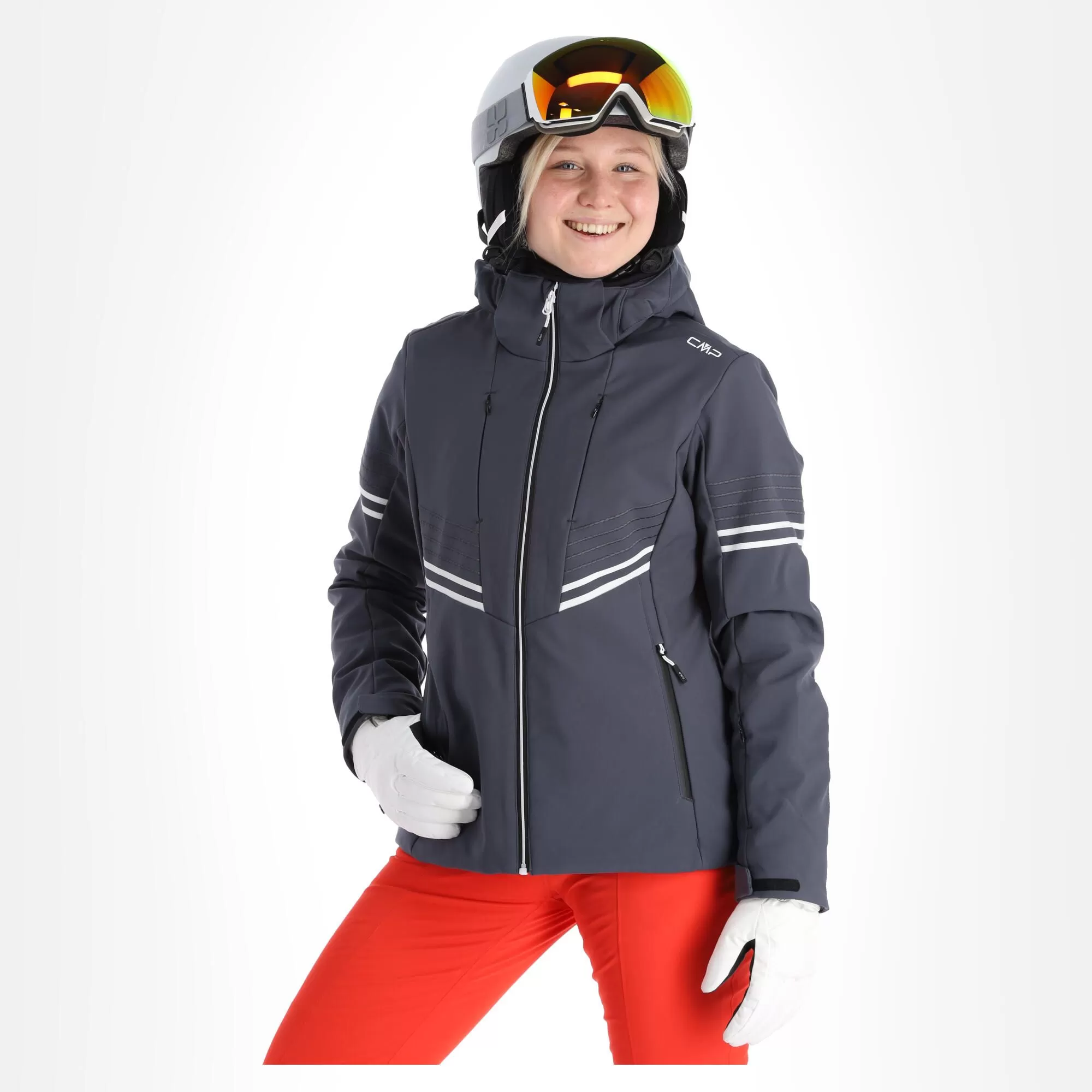 CMP, 32W0226 Ski Jacket Women Titanio Grey 4 CMP, 32W0226 Ski Jacket Women Titanio Grey - Image 2