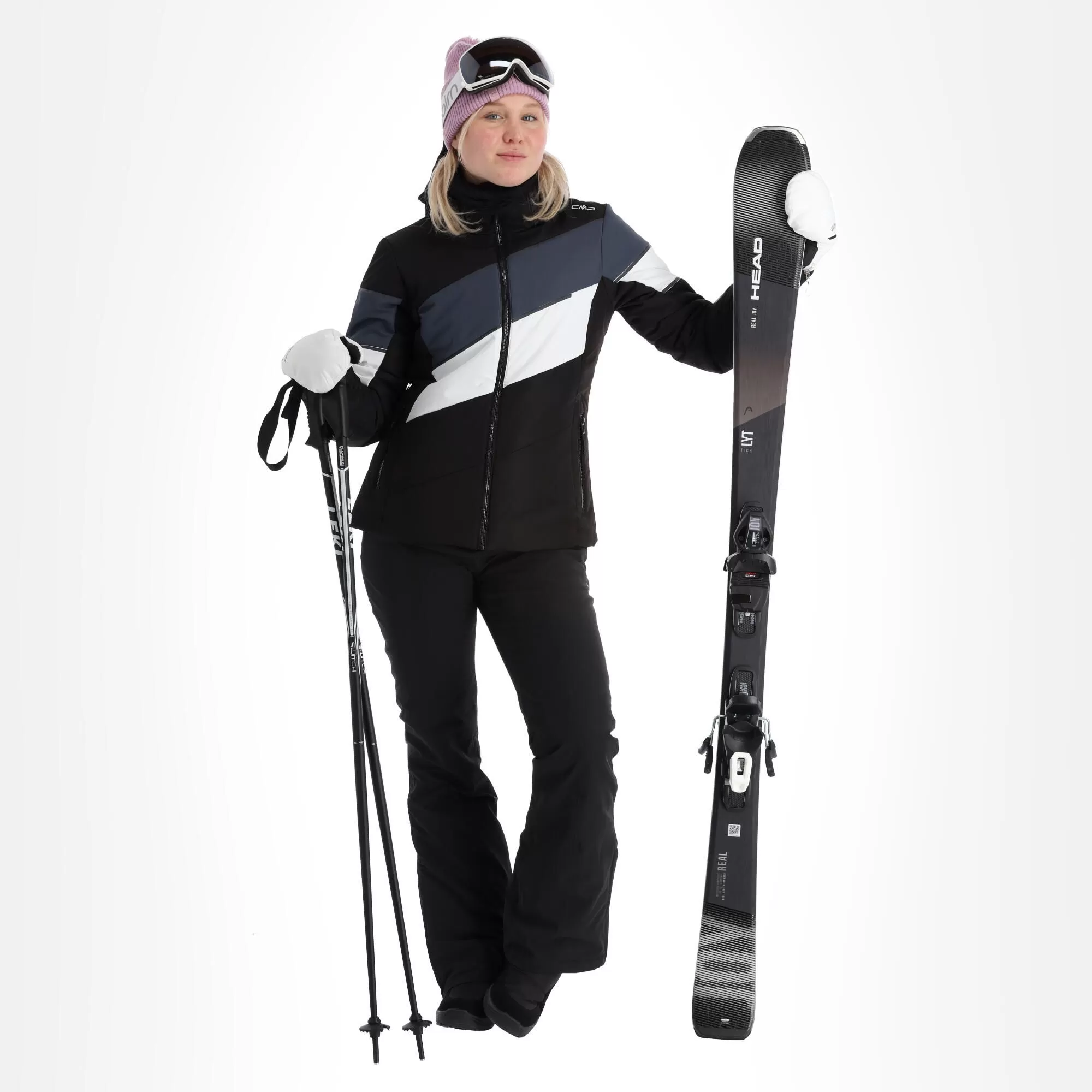 CMP, 32W0236 Ski Jacket Women Black 3 CMP, 32W0236 Ski Jacket Women Black