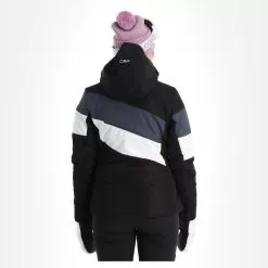 CMP, 32W0236 Ski Jacket Women Black 9 CMP, 32W0236 Ski Jacket Women Black -Ski Online Store cmp 32w0236 aa jas gevoerd dames zwart 22cmpxx144v4 BI 03