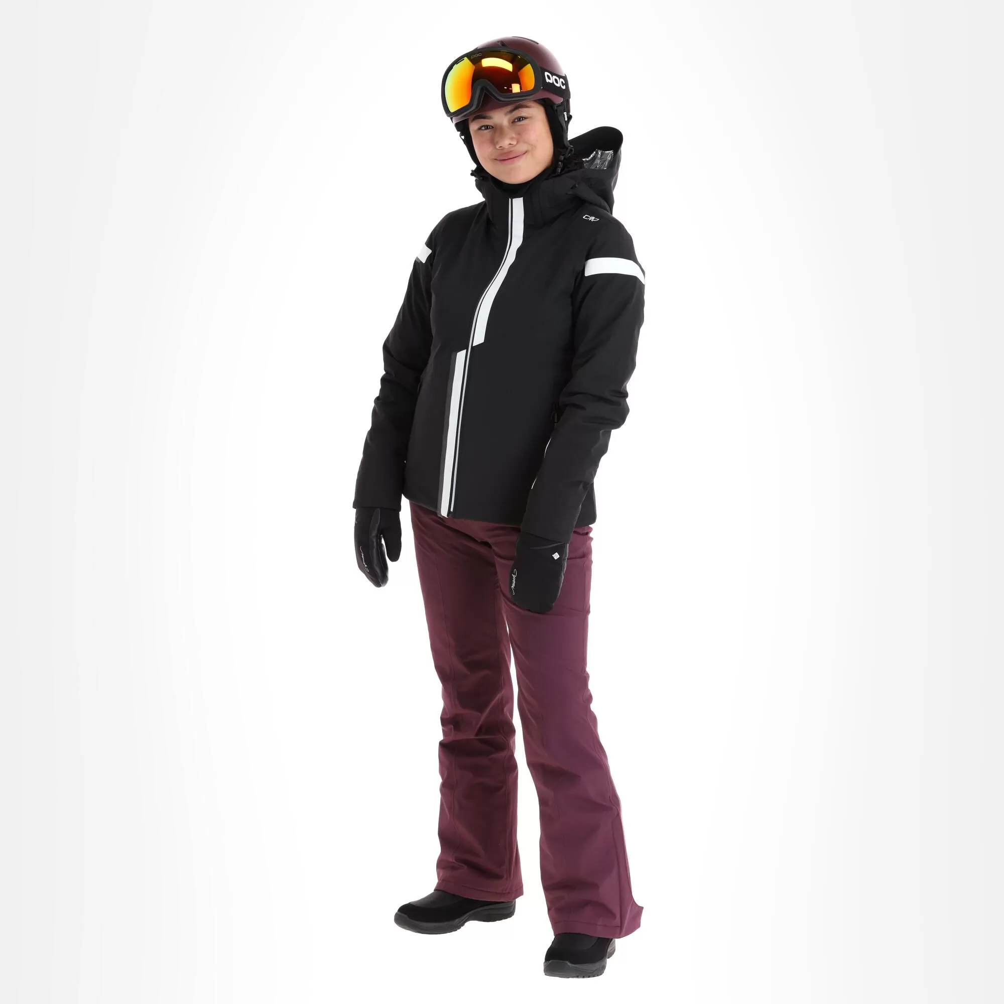 CMP, 32W0246 Ski Jacket Women Black 3 CMP, 32W0246 Ski Jacket Women Black