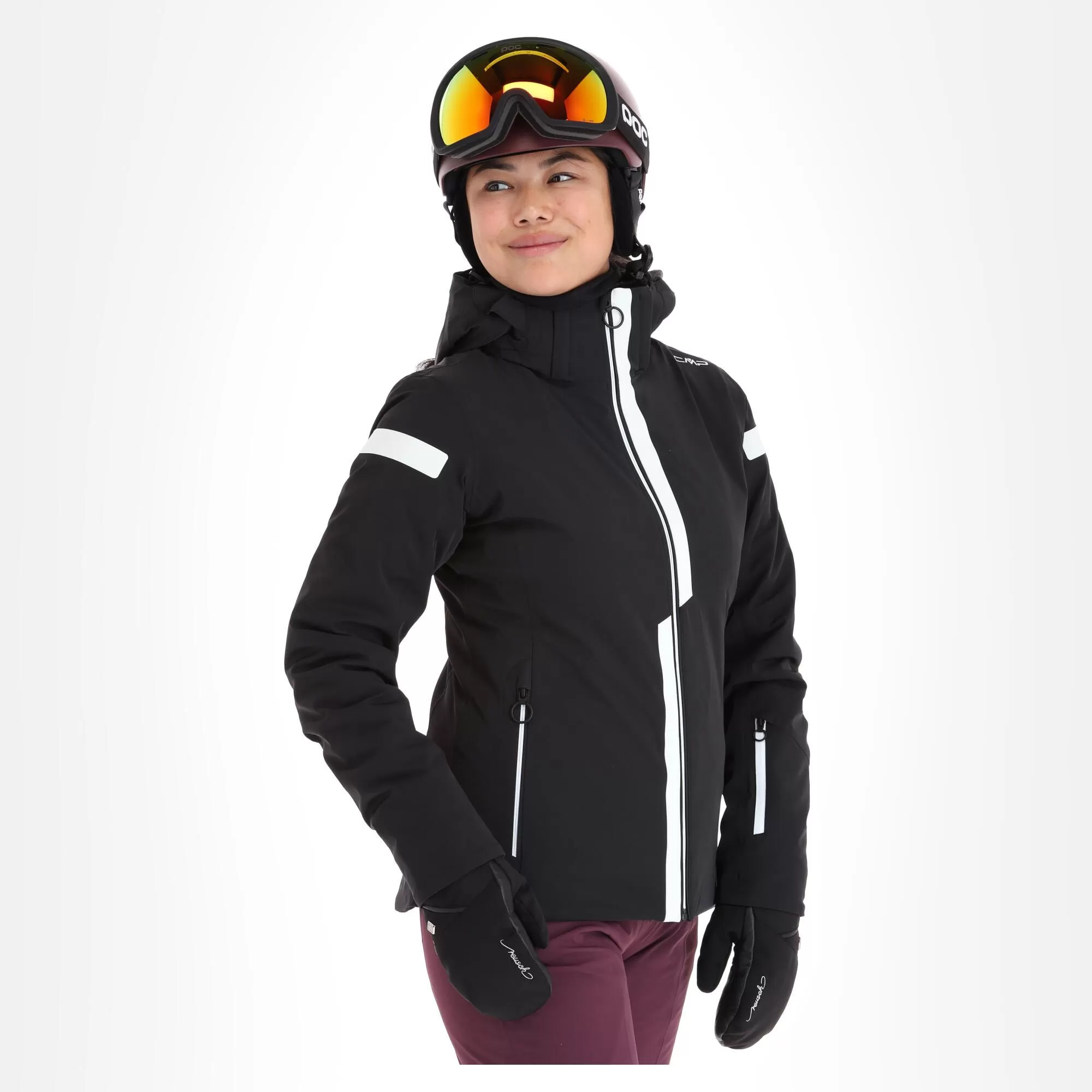 CMP, 32W0246 Ski Jacket Women Black 4 CMP, 32W0246 Ski Jacket Women Black - Image 2