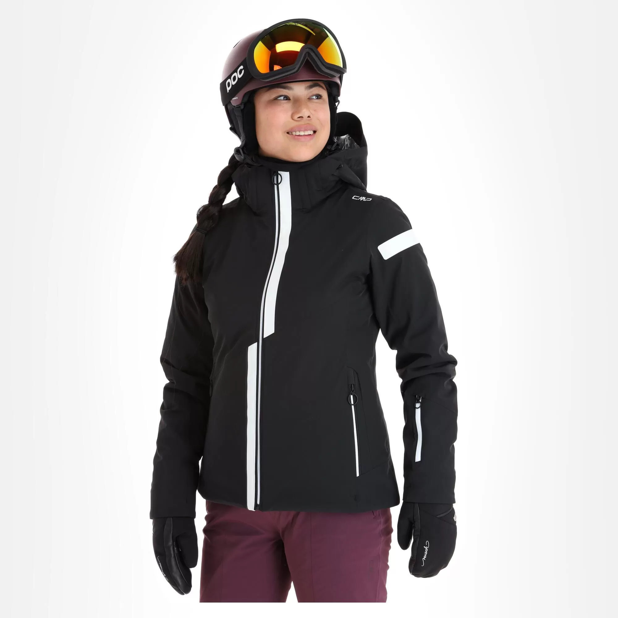 CMP, 32W0246 Ski Jacket Women Black 6 CMP, 32W0246 Ski Jacket Women Black - Image 4