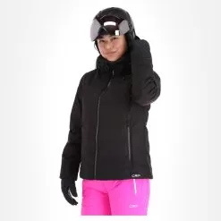 CMP, 32W0266 Ski Jacket Women Black -Ski Online Store cmp 32w0266 aa jas gevoerd dames zwart 22cmpxx146v2 BI 04