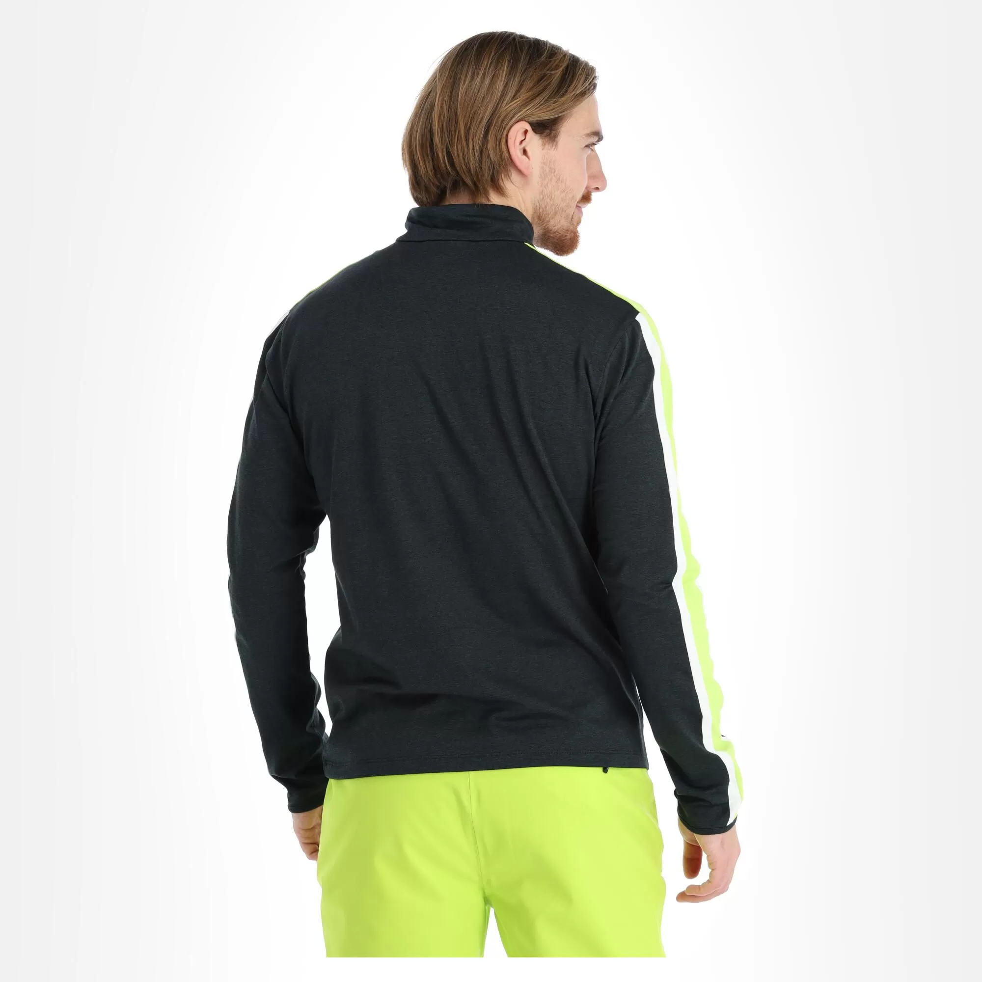 CMP, 39L2577 Pullover Men Acid Melange Black, Green 5 CMP, 39L2577 Pullover Men Acid Melange Black, Green - Image 3