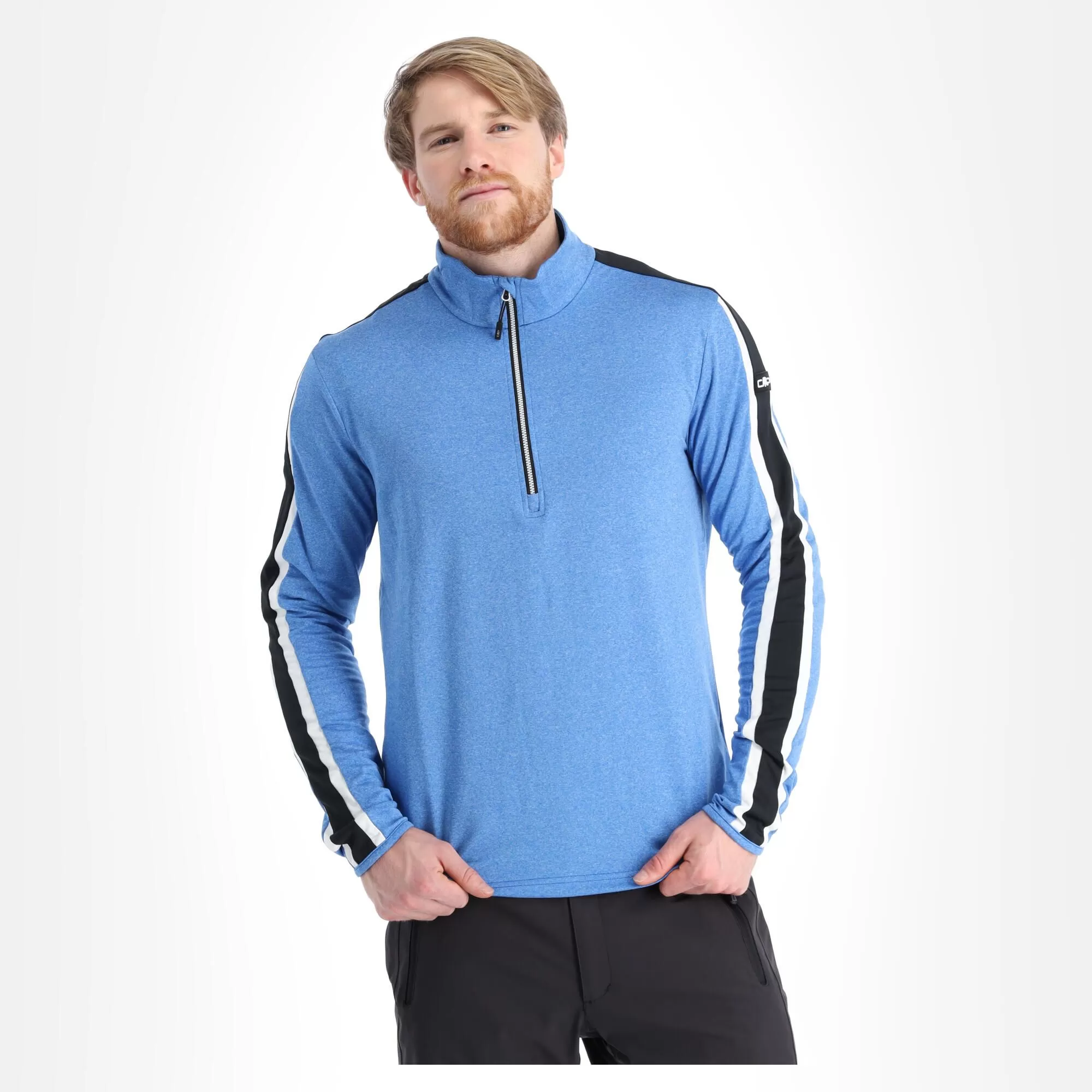 CMP, 39L2577 Pullover Men Royal Melange Blue 4 CMP, 39L2577 Pullover Men Royal Melange Blue - Image 2