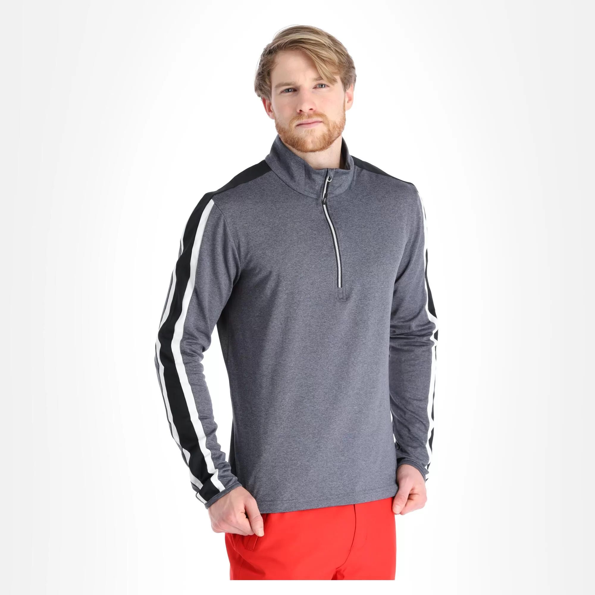 CMP, 39L2577 Pullover Men Titanio Melange Grey 4 CMP, 39L2577 Pullover Men Titanio Melange Grey - Image 2