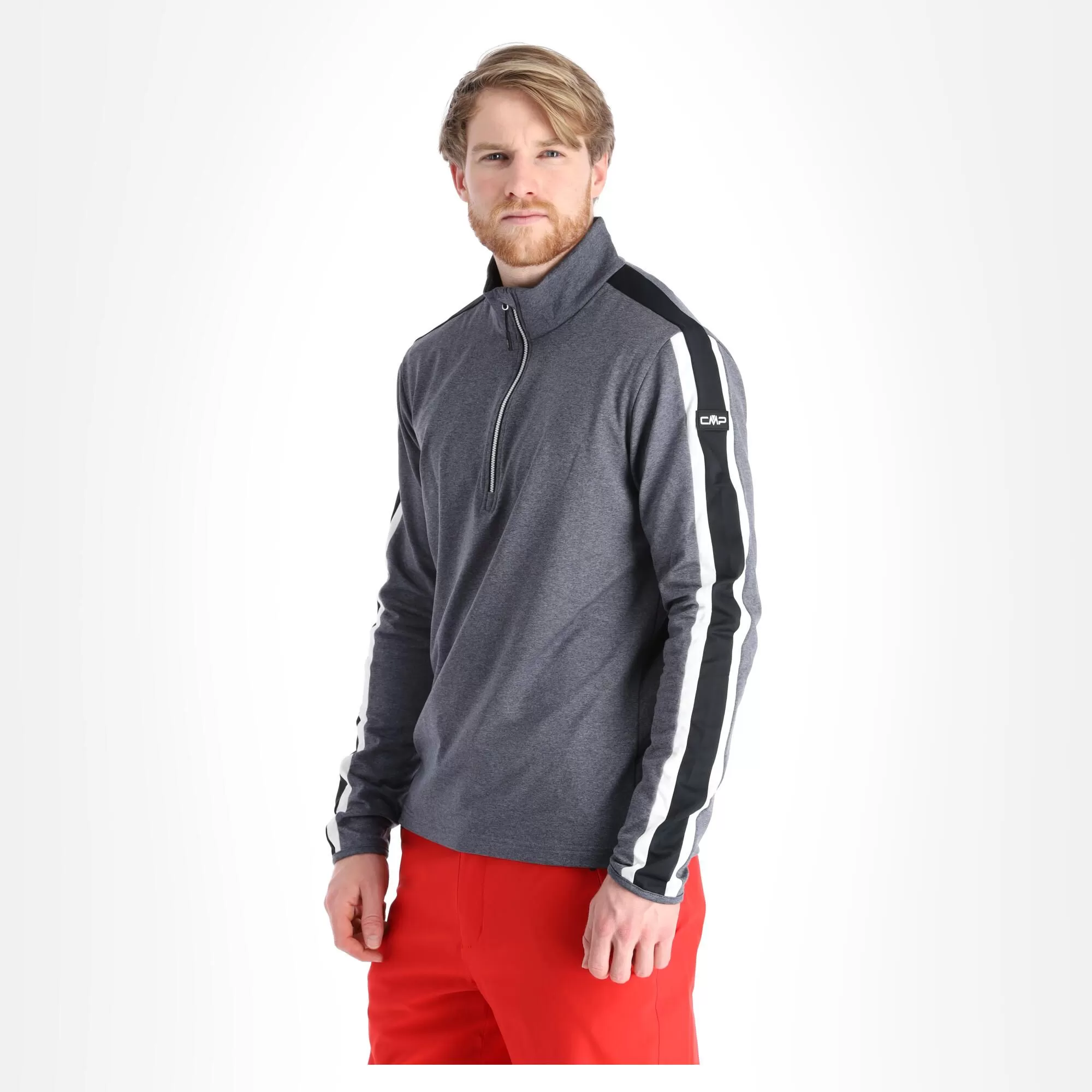 CMP, 39L2577 Pullover Men Titanio Melange Grey 6 CMP, 39L2577 Pullover Men Titanio Melange Grey - Image 4