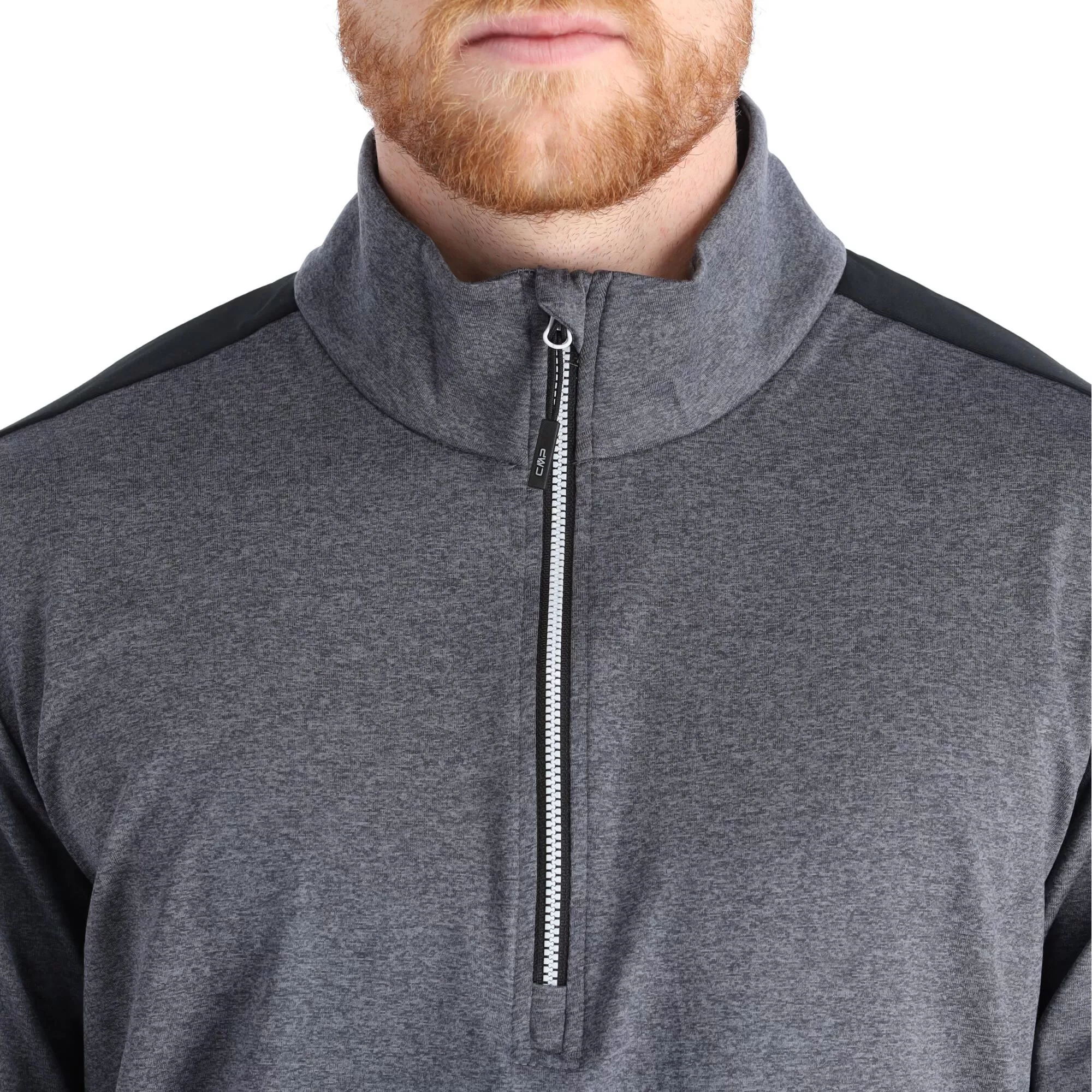 CMP, 39L2577 Pullover Men Titanio Melange Grey 7 CMP, 39L2577 Pullover Men Titanio Melange Grey - Image 5