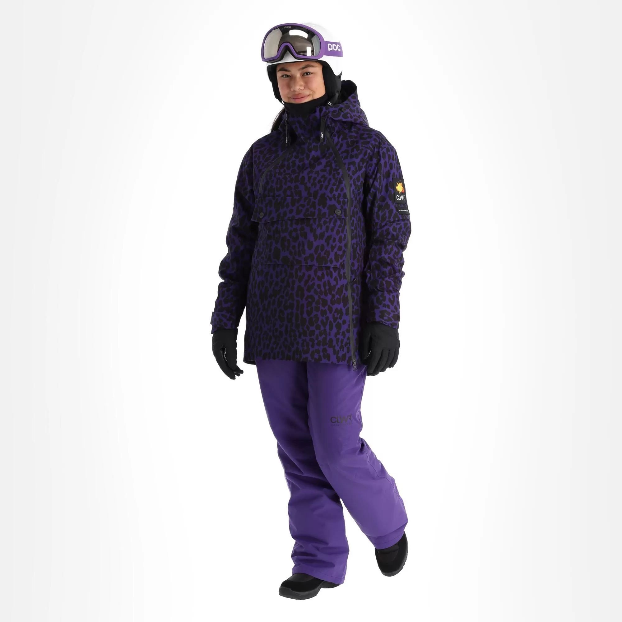 ColourWear, Cake 2.0 Jackorak Ski Jacket Women Leopard Print Purple 3 ColourWear, Cake 2.0 Jackorak Ski Jacket Women Leopard Print Purple