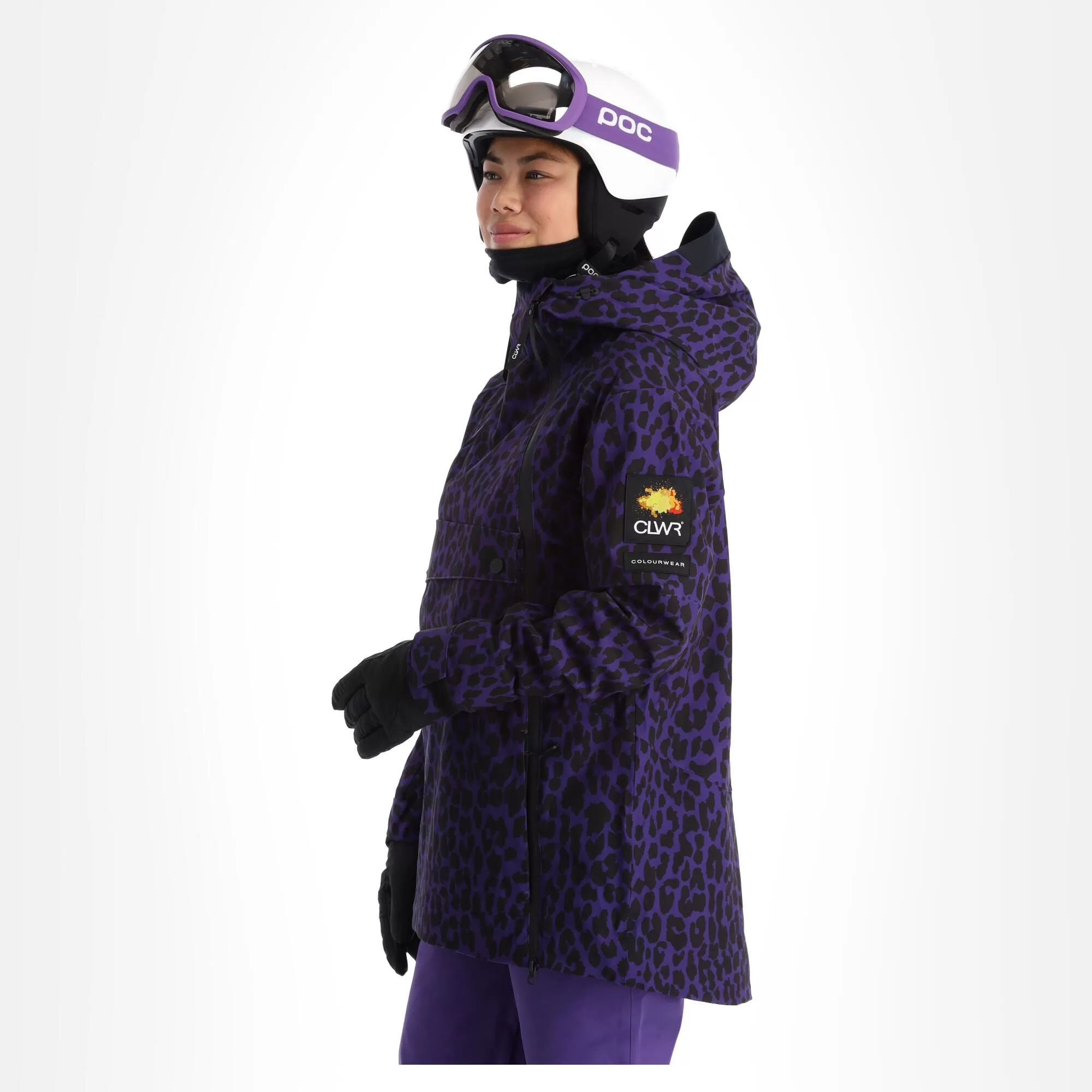 ColourWear, Cake 2.0 Jackorak Ski Jacket Women Leopard Print Purple 6 ColourWear, Cake 2.0 Jackorak Ski Jacket Women Leopard Print Purple - Image 4