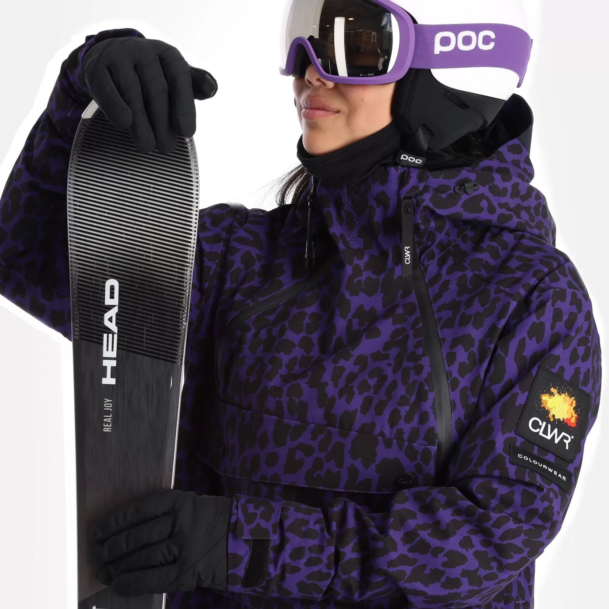 ColourWear, Cake 2.0 Jackorak Ski Jacket Women Leopard Print Purple 7 ColourWear, Cake 2.0 Jackorak Ski Jacket Women Leopard Print Purple - Image 5