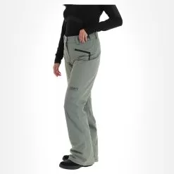 ColourWear, Cork Pant Ski Pants Women Grey Green -Ski Online Store colourwear cork pant ba skibroek gevoerd dames grey groen 22colou111v5 BI 04