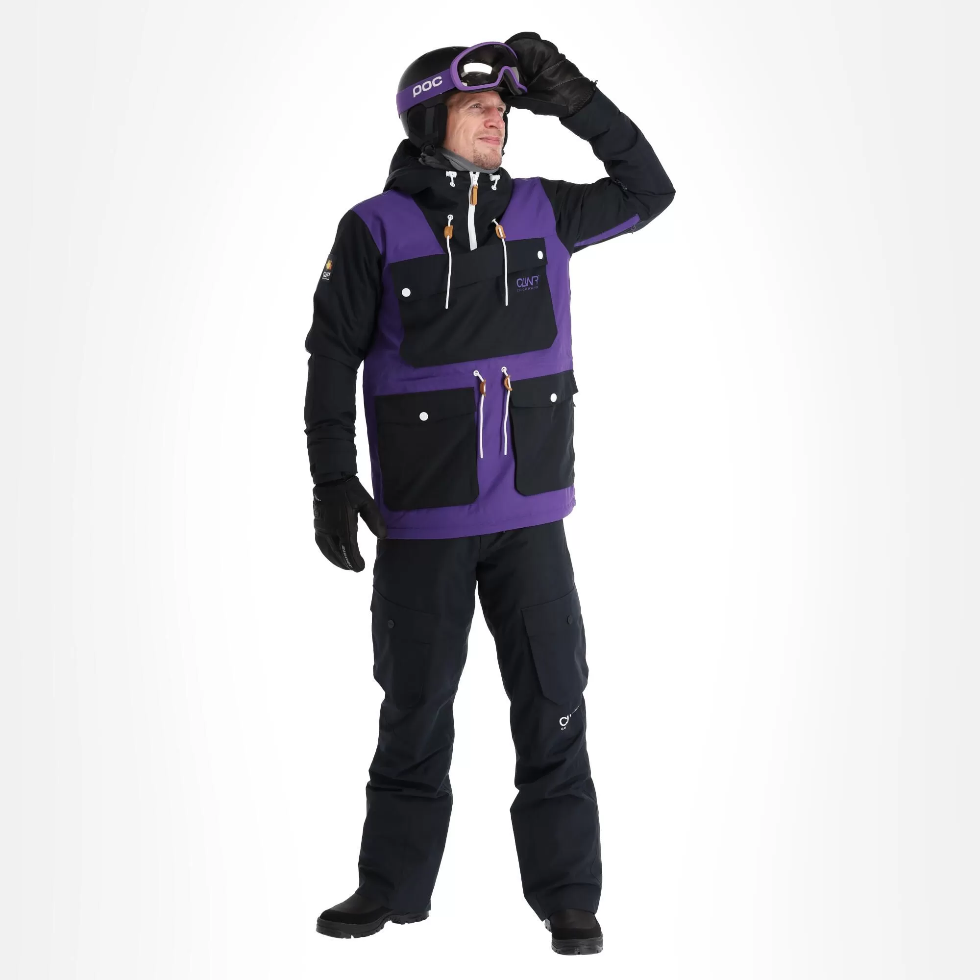 ColourWear, Essential Anorak Winter Anorak Men Purple 3 ColourWear, Essential Anorak Winter Anorak Men Purple