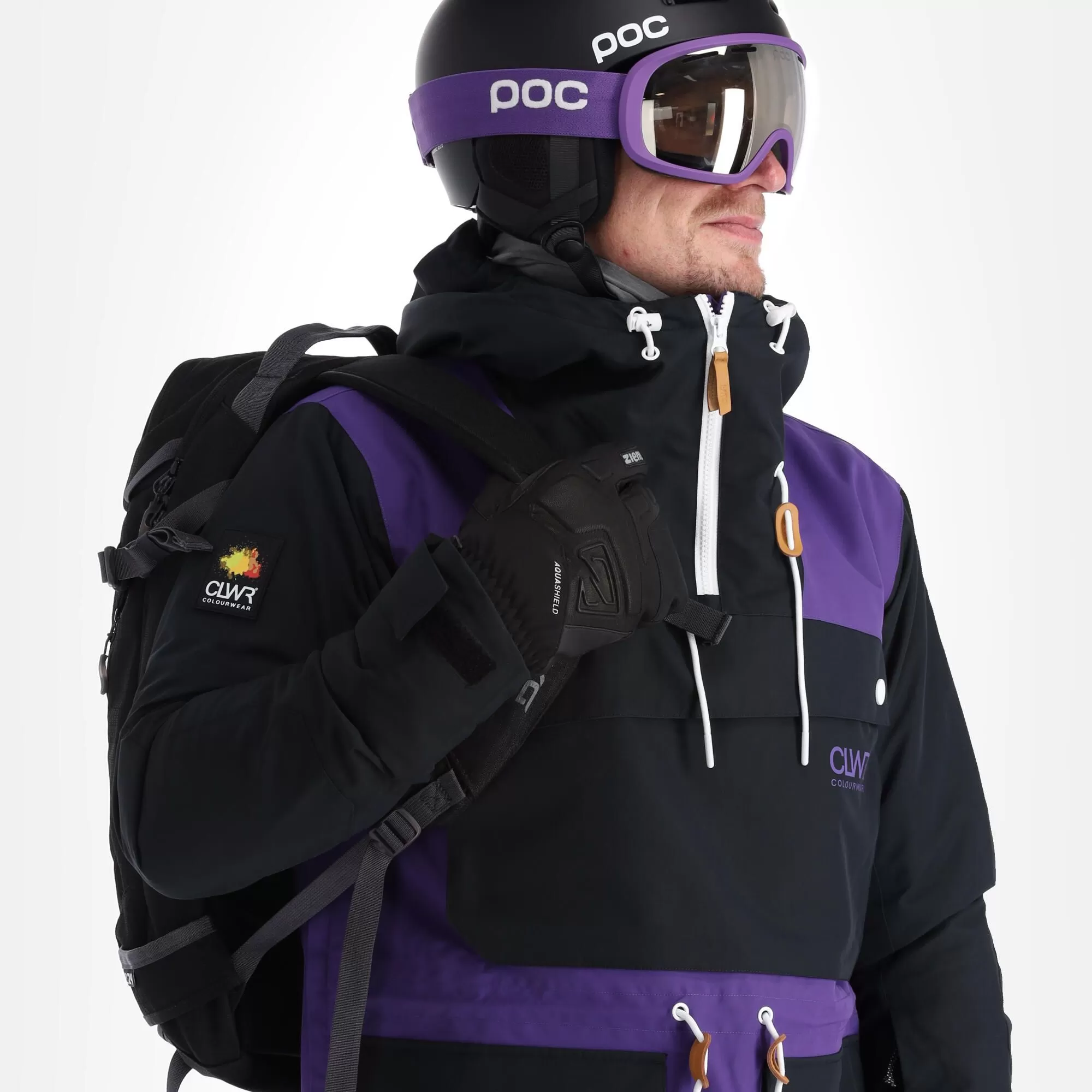 ColourWear, Essential Anorak Winter Anorak Men Purple 7 ColourWear, Essential Anorak Winter Anorak Men Purple - Image 5