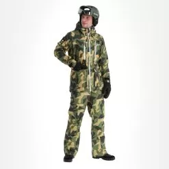 ColourWear, Falk Jacket Ski Jacket Men Camo Olive Green