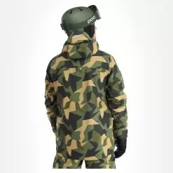 ColourWear, Falk Jacket Ski Jacket Men Camo Olive Green -Ski Online Store colourwear falk jacket aa jas gevoerd heren camo olive groen 22colou101v4 BI 03