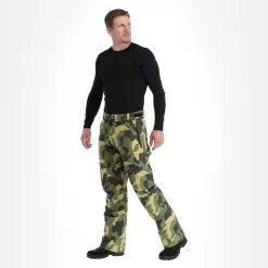 ColourWear, Flight Pants Ski Pants Men Camo Olive Green