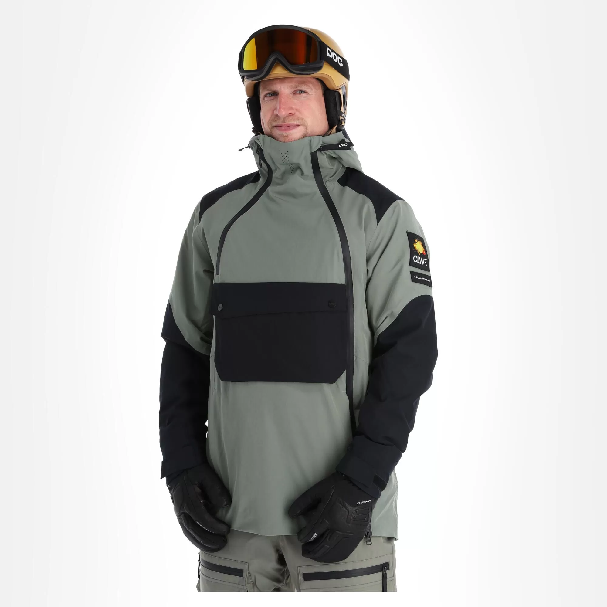 ColourWear, Foil Anorak Winter Anorak Men Grey Green 4 ColourWear, Foil Anorak Winter Anorak Men Grey Green - Image 2