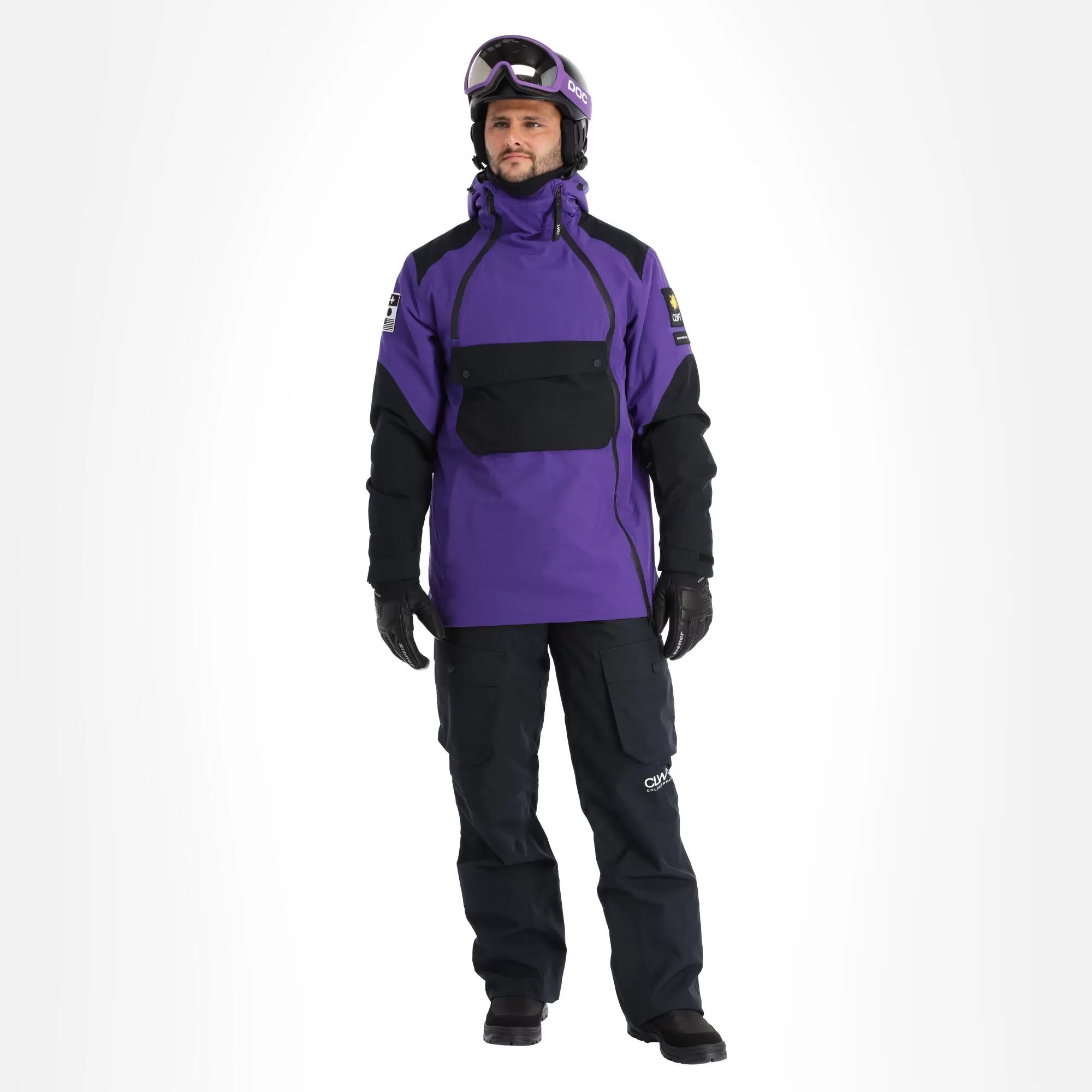 ColourWear, Foil Anorak Winter Anorak Men Purple 3 ColourWear, Foil Anorak Winter Anorak Men Purple