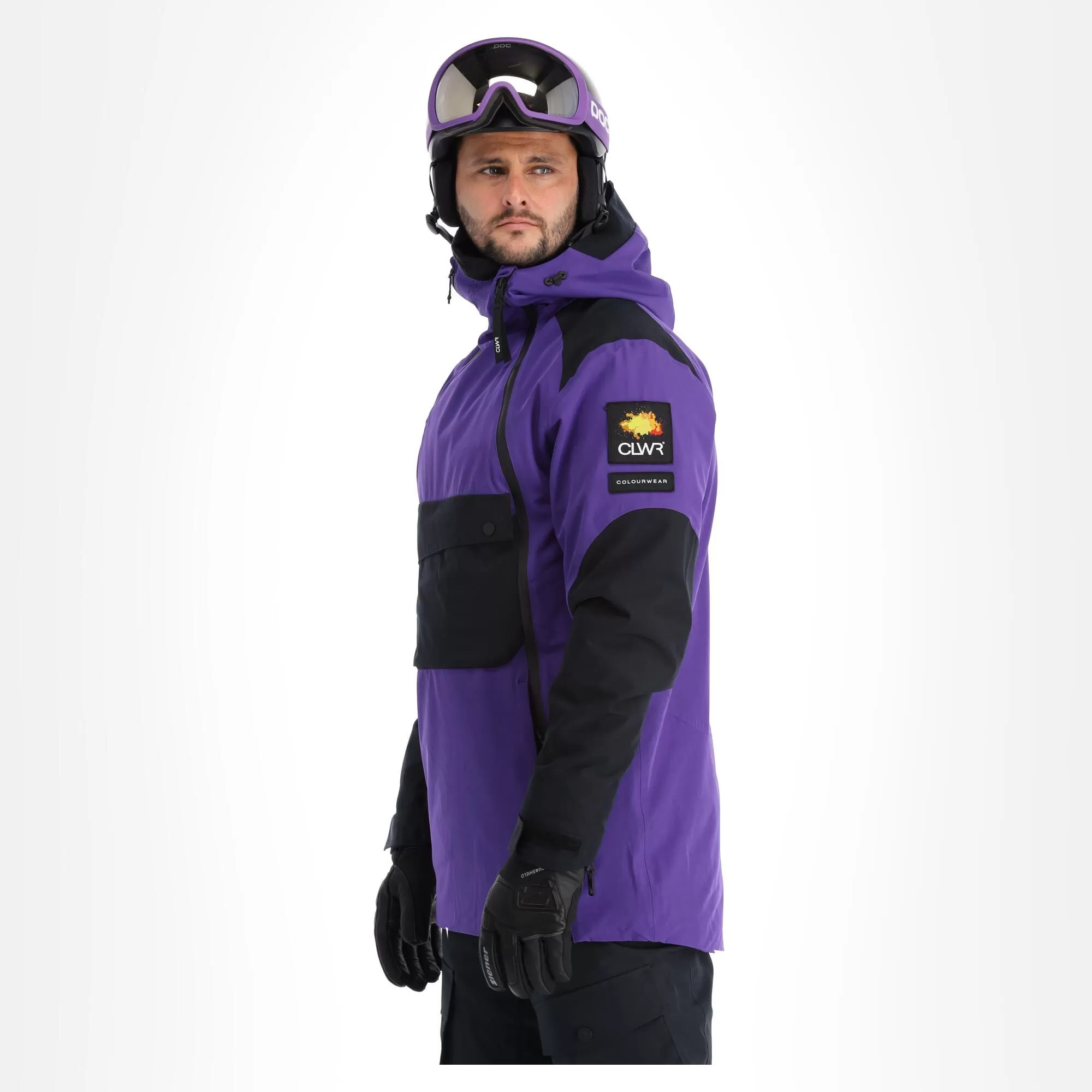 ColourWear, Foil Anorak Winter Anorak Men Purple 6 ColourWear, Foil Anorak Winter Anorak Men Purple - Image 4
