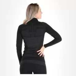 Craft, Active Intensity Zip Thermal Shirt Women Asphalt Black -Ski Online Store craft active intensity zip w thermoshirt dames ashpalt grijs zwart FA20cra012a BI 03