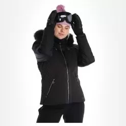 Dare 2b X Julien Macdonald, Mastery Ski Jacket Women Black -Ski Online Store dare 2b x julien macdonald mastery aa jas gevoerd dames zwart 22dare2162v2 BI 04