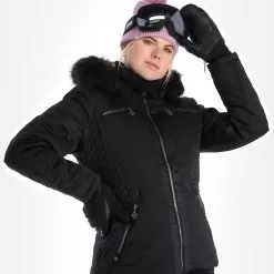 Dare 2b X Julien Macdonald, Mastery Ski Jacket Women Black -Ski Online Store dare 2b x julien macdonald mastery aa jas gevoerd dames zwart 22dare2162v2 BI 05