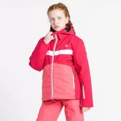 Dare2b, Belief II Ski Jacket Kids Virtual Geranium Pink -Ski Online Store dare2b belief ii aa jas gevoerd kinderen virtual geranium roze 22dare2102v3 BI 08