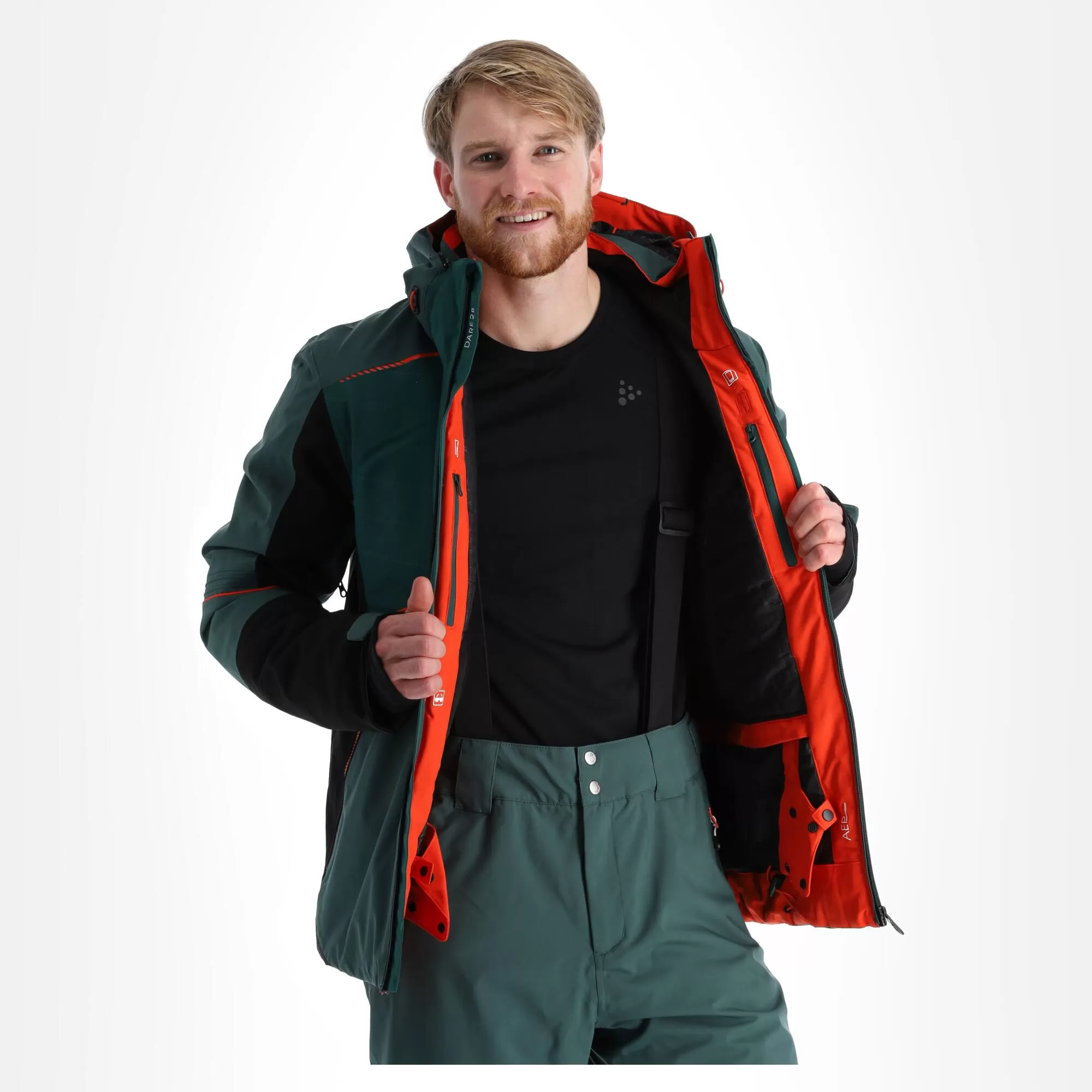 Dare2b, Catch On Jacket Ski Jacket Men Fern & Forest Green 7 Dare2b, Catch On Jacket Ski Jacket Men Fern & Forest Green - Image 5