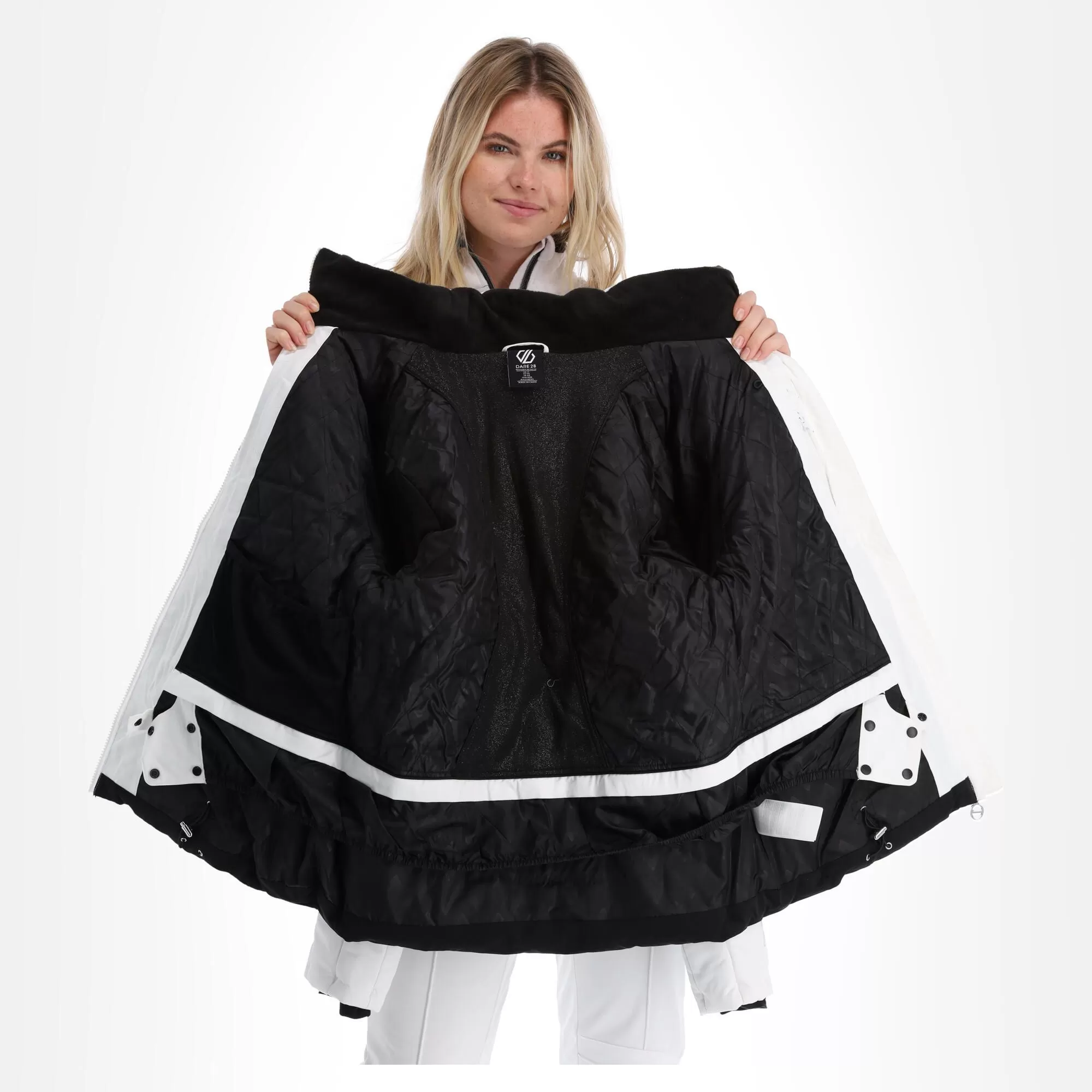 Dare2b, Crystallize Ski Jacket Women Black, White 7 Dare2b, Crystallize Ski Jacket Women Black, White - Image 5